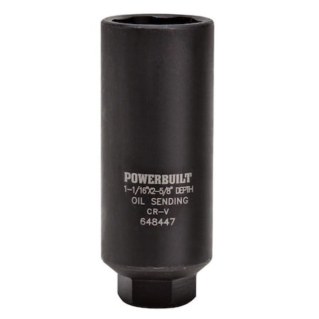 Powerbuilt 3/8" Drive Oil Press Sending Socket(1-1/16) 648447